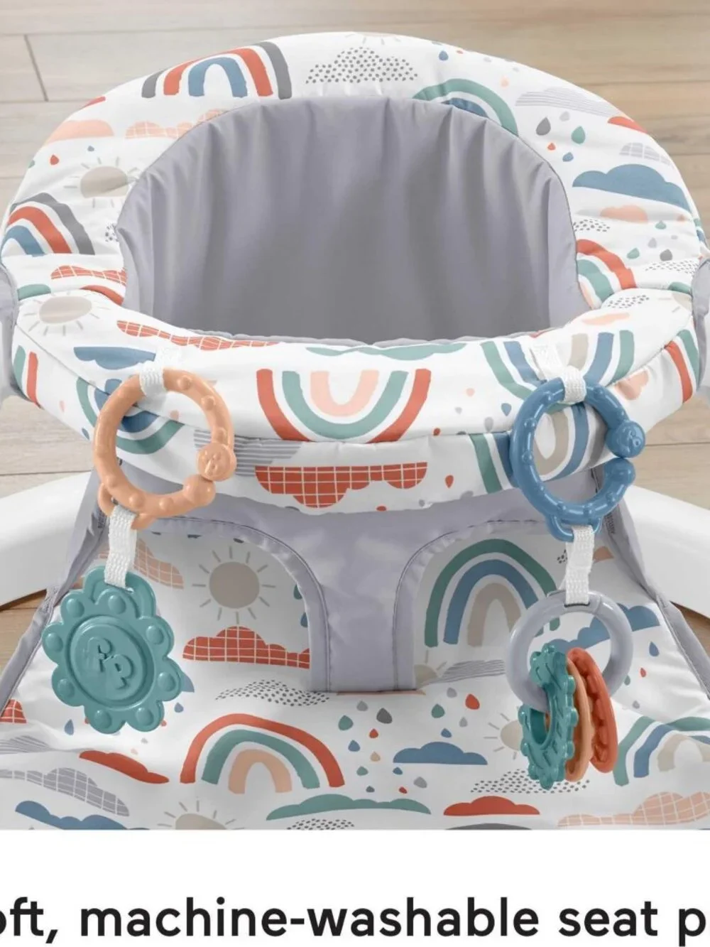 Fisher-Price Portable Foldable Baby Chair Sit-Me-Up Floor Seat